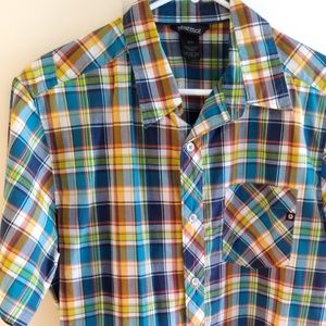 Marmot Men's Medium Plaid Button Down shirt